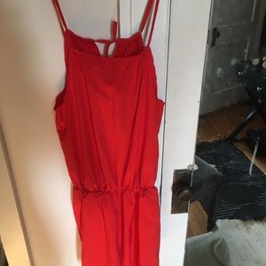Red romper